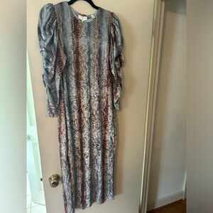 NWT Ted Baker Velvet Midi Dress, Size 4 (12 US)